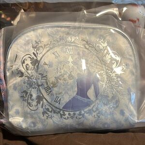 Elegant Silver and Blue Women's Bag